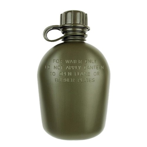 Amazon.co.jp: 実物 米軍 1QT CANTEEN HARD (Olive) 実物 ミリタリー